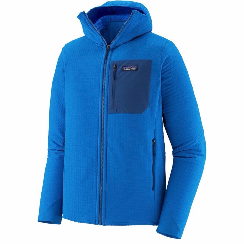 Patagonia R2 Techface Blue Hooded Jacket